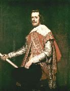VELAZQUEZ, Diego Rodriguez de Silva y Phillip IV in Army Dress (The portrait of Fraga)  wet oil painting